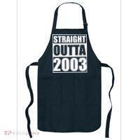 Straight Outta 2003 20th Birthday Apron thumb 0