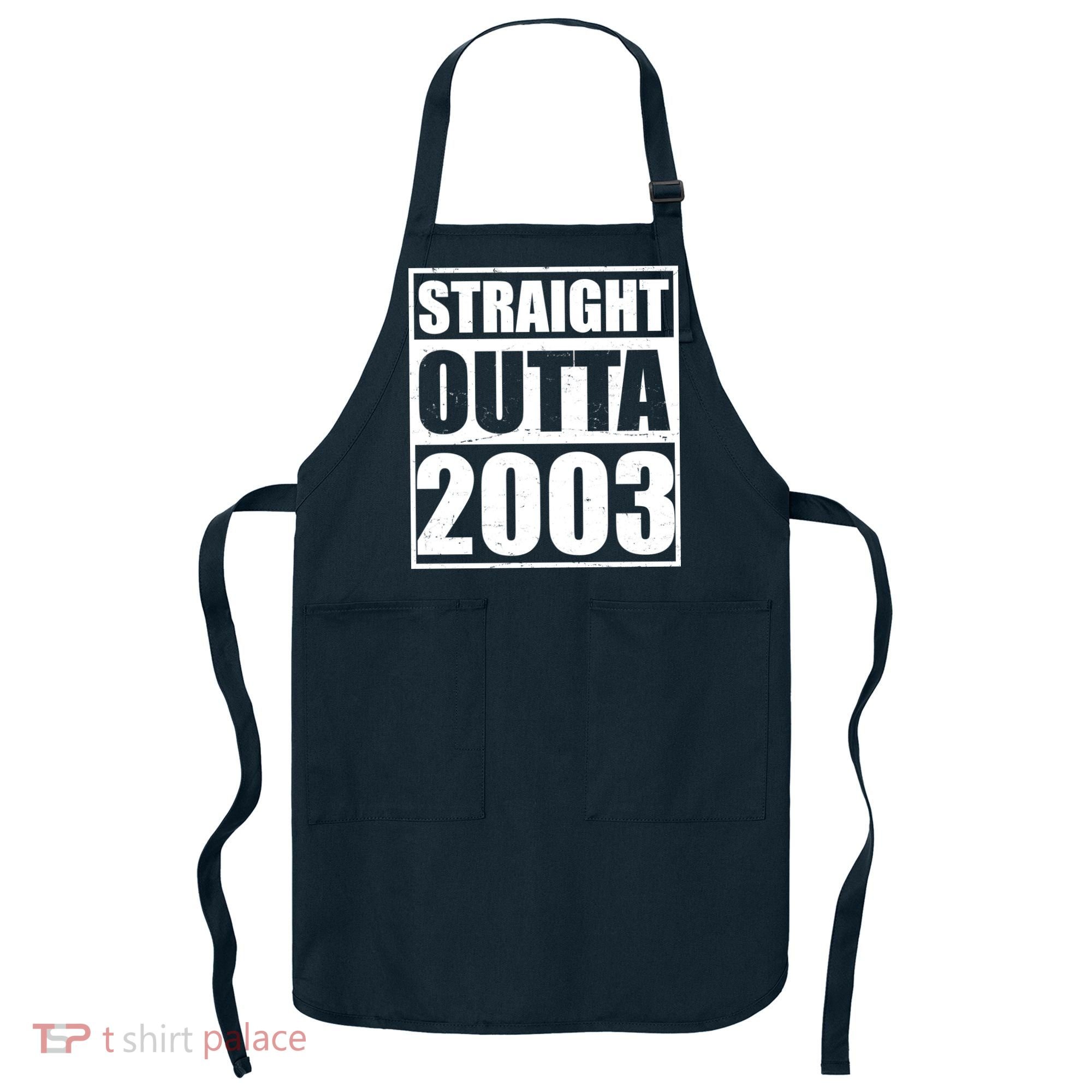 Straight Outta 2003 20th Birthday Apron