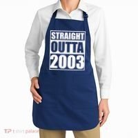 Straight Outta 2003 20th Birthday Apron thumb 2