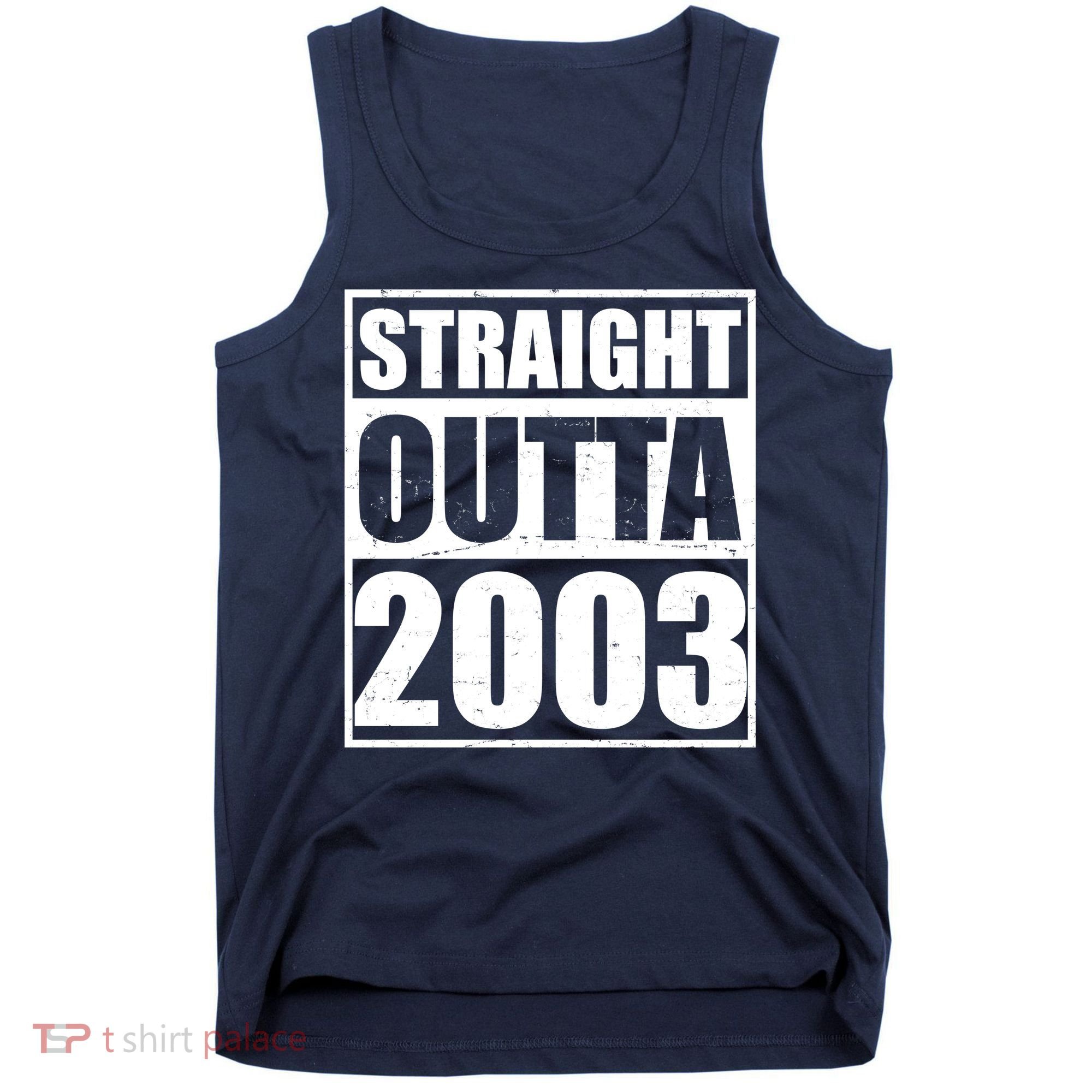 Straight Outta 2003 20th Birthday Tank Top