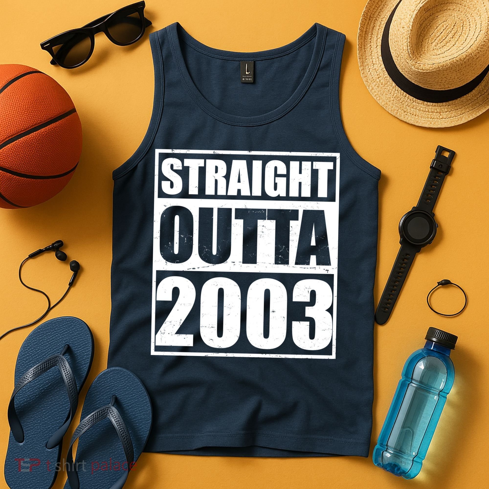 Straight Outta 2003 20th Birthday Tank Top