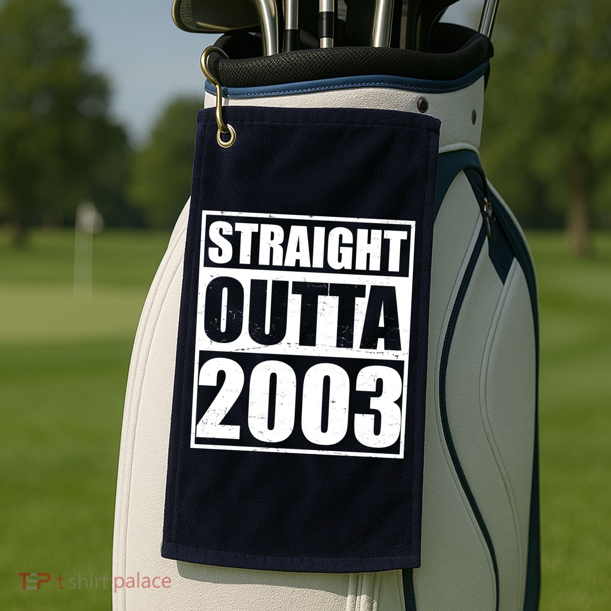 Straight Outta 2003 20th Birthday Golf Towel