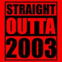 Straight Outta 2003 20th Birthday Santa Hat thumb 1