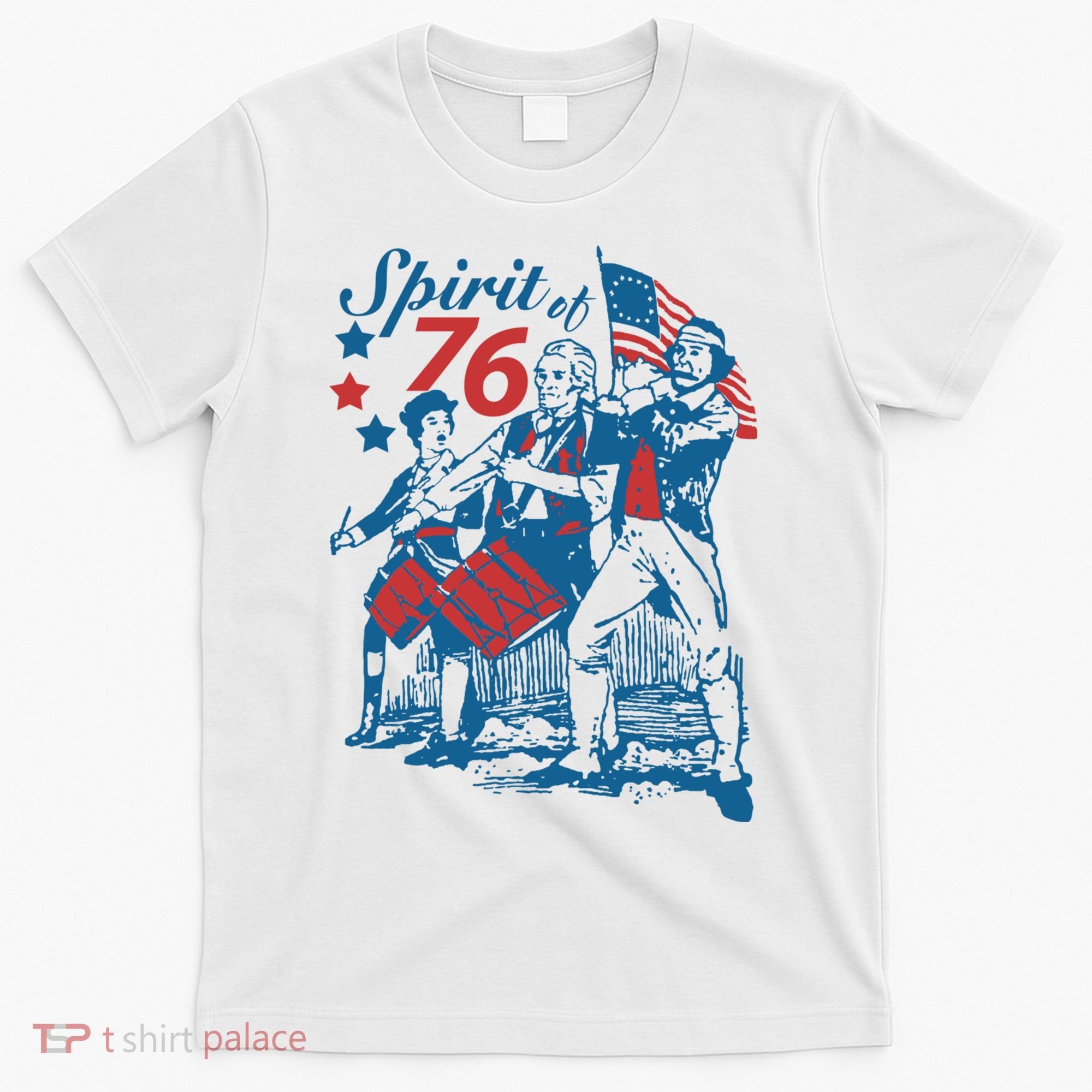 Spirit Of 76 Patriotic Vintage 4th Of July T-Shirt
