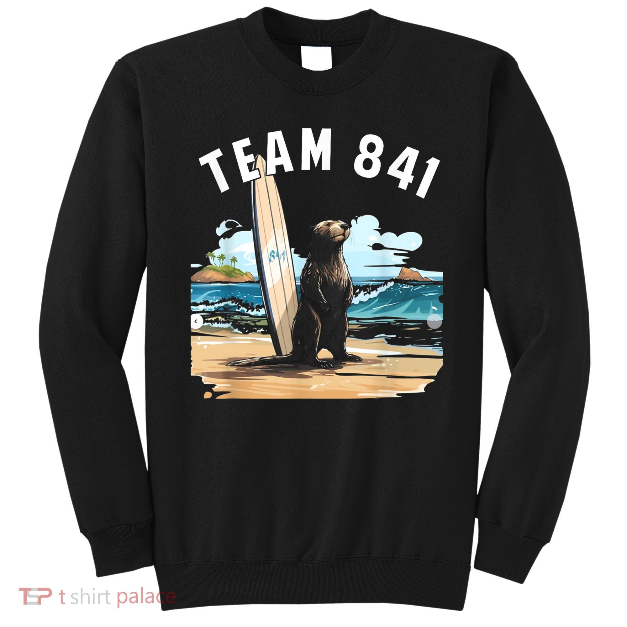 Surfing Otter 841 Otter My Way California Sea Otter Sweatshirt