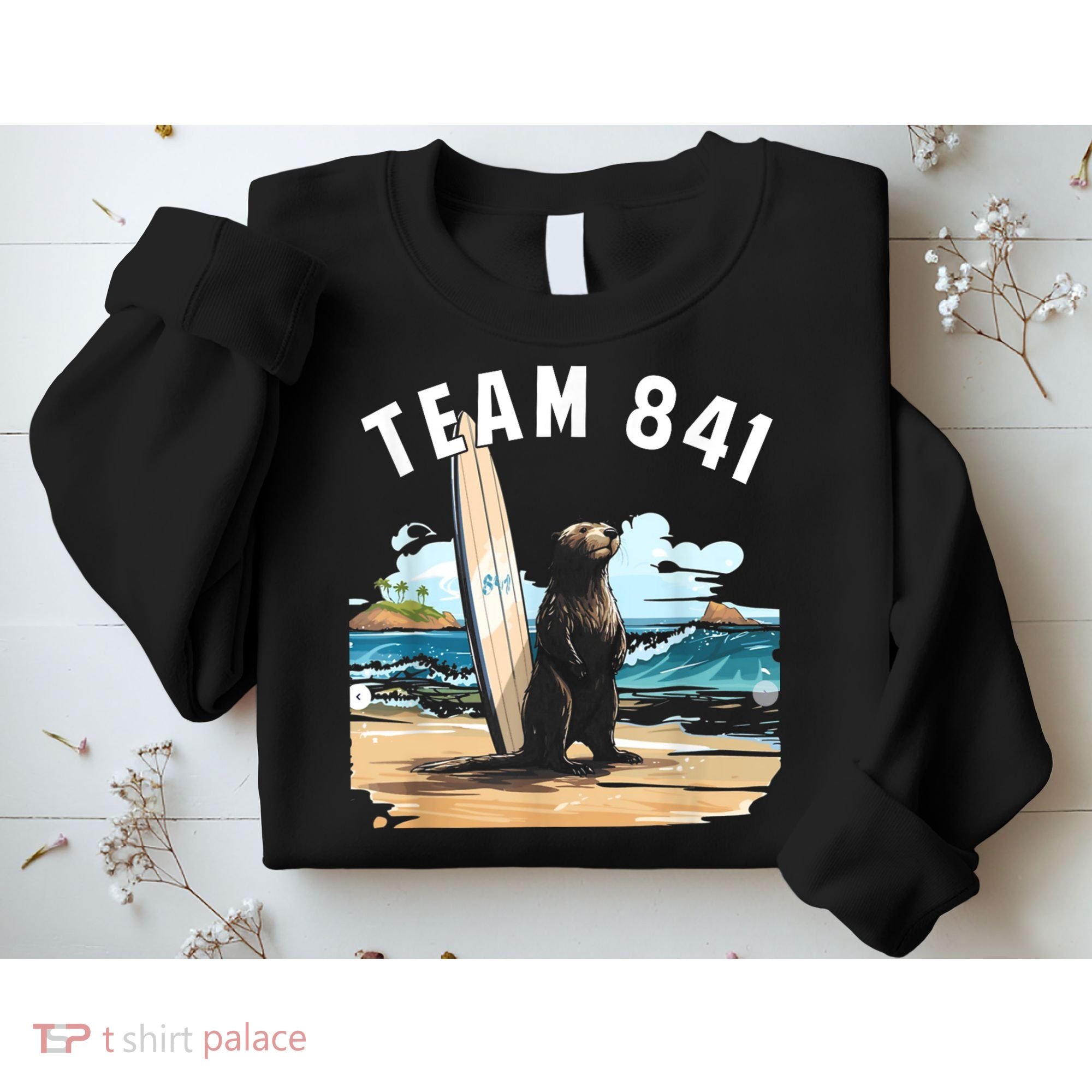 Surfing Otter 841 Otter My Way California Sea Otter Sweatshirt