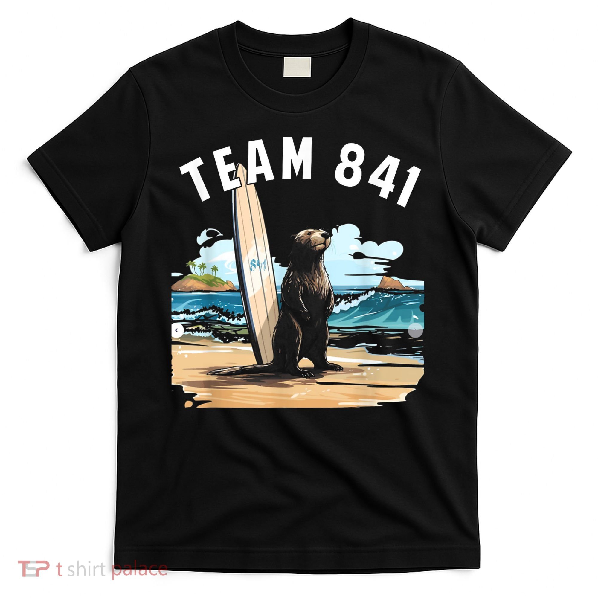 Surfing Otter 841 Otter My Way California Sea Otter T-Shirt