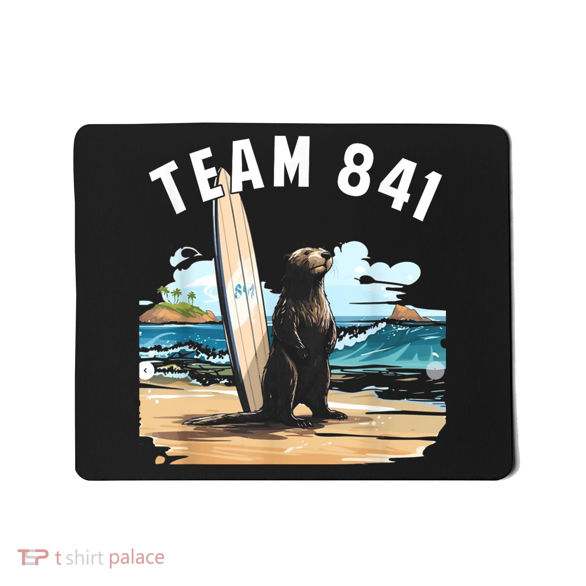 Surfing Otter 841 Otter My Way California Sea Otter Mousepad