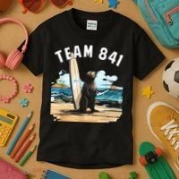 Surfing Otter 841 Otter My Way California Sea Otter Kids T-Shirt thumb 3