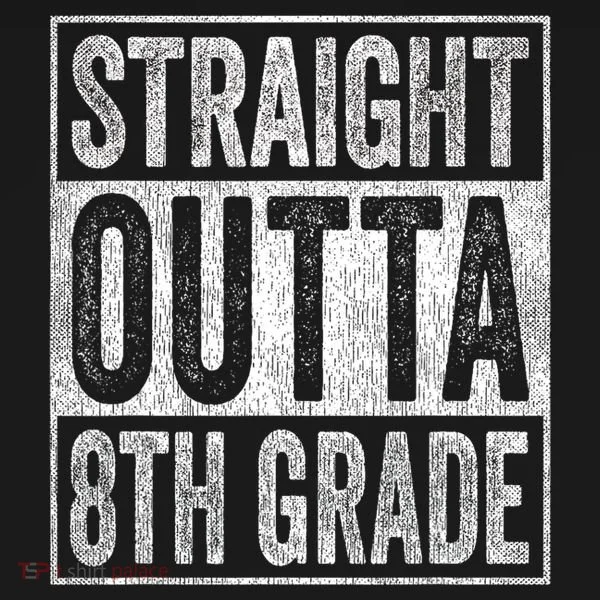 Straight Outta 8th Grade Bucket Hat