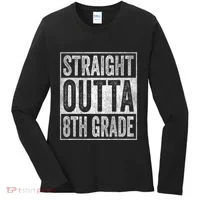 Straight Outta 8th Grade Women's Long Sleeve Shirt thumb 0