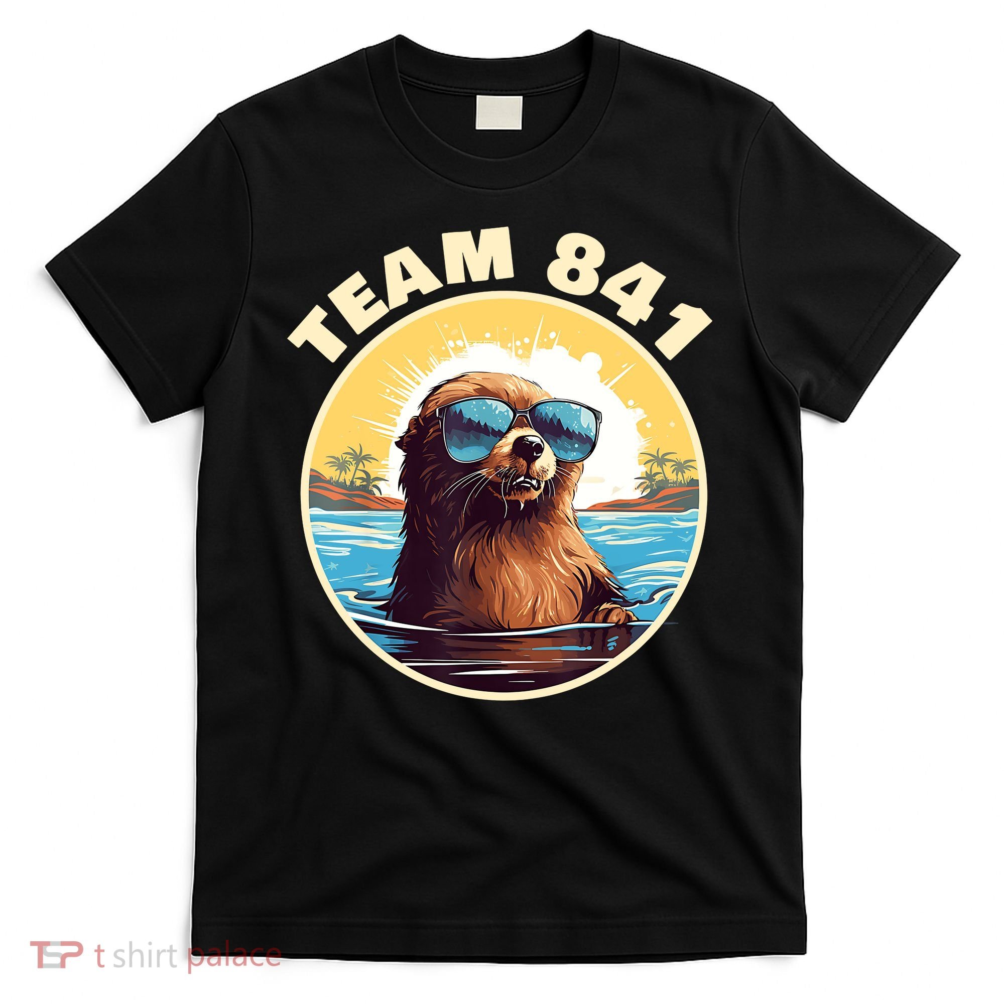 Surfing Otter 841 Otter My Way California Sea Otter T-Shirt