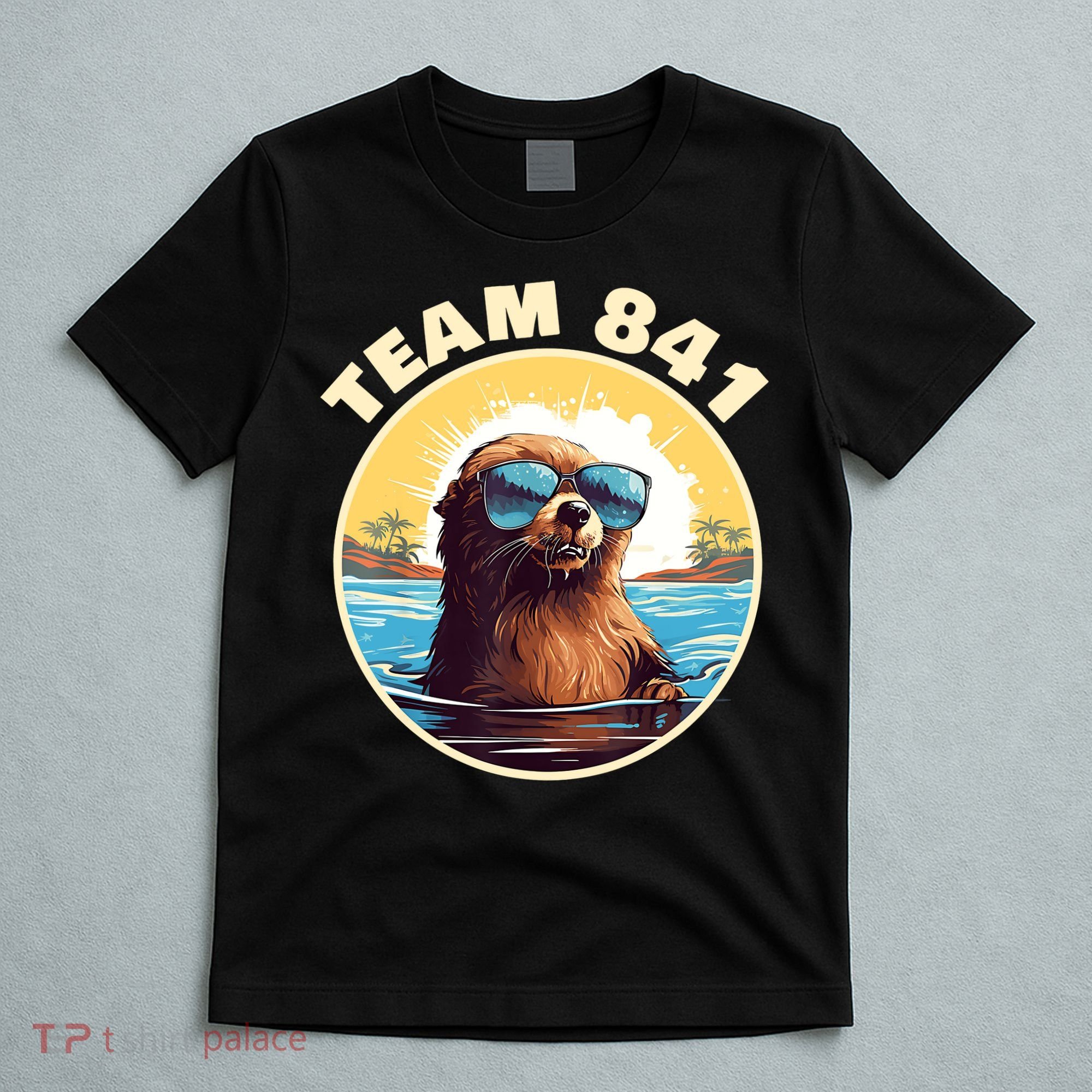 Surfing Otter 841 Otter My Way California Sea Otter T-Shirt