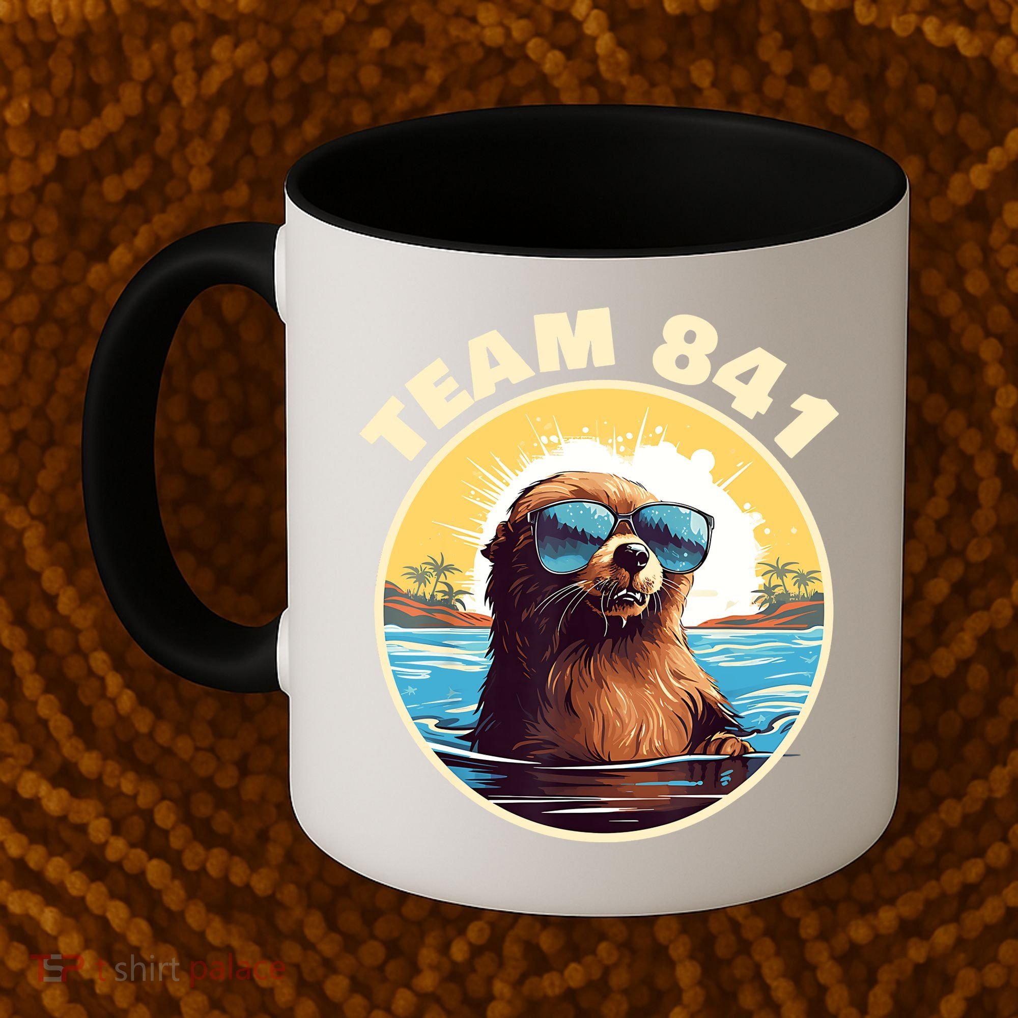 Surfing Otter 841 Otter My Way California Sea Otter Coffee Mug