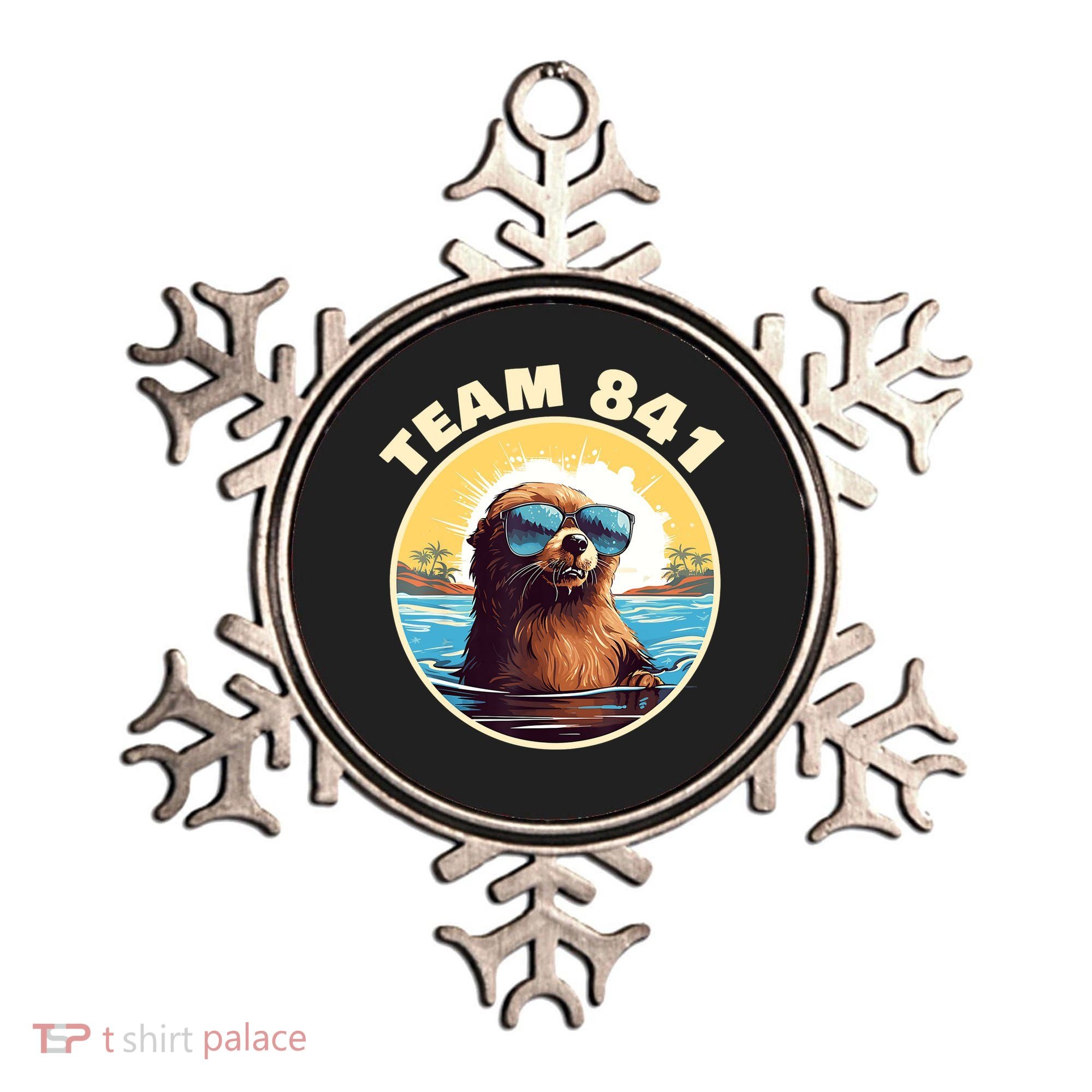 Surfing Otter 841 Otter My Way California Sea Otter Ornament