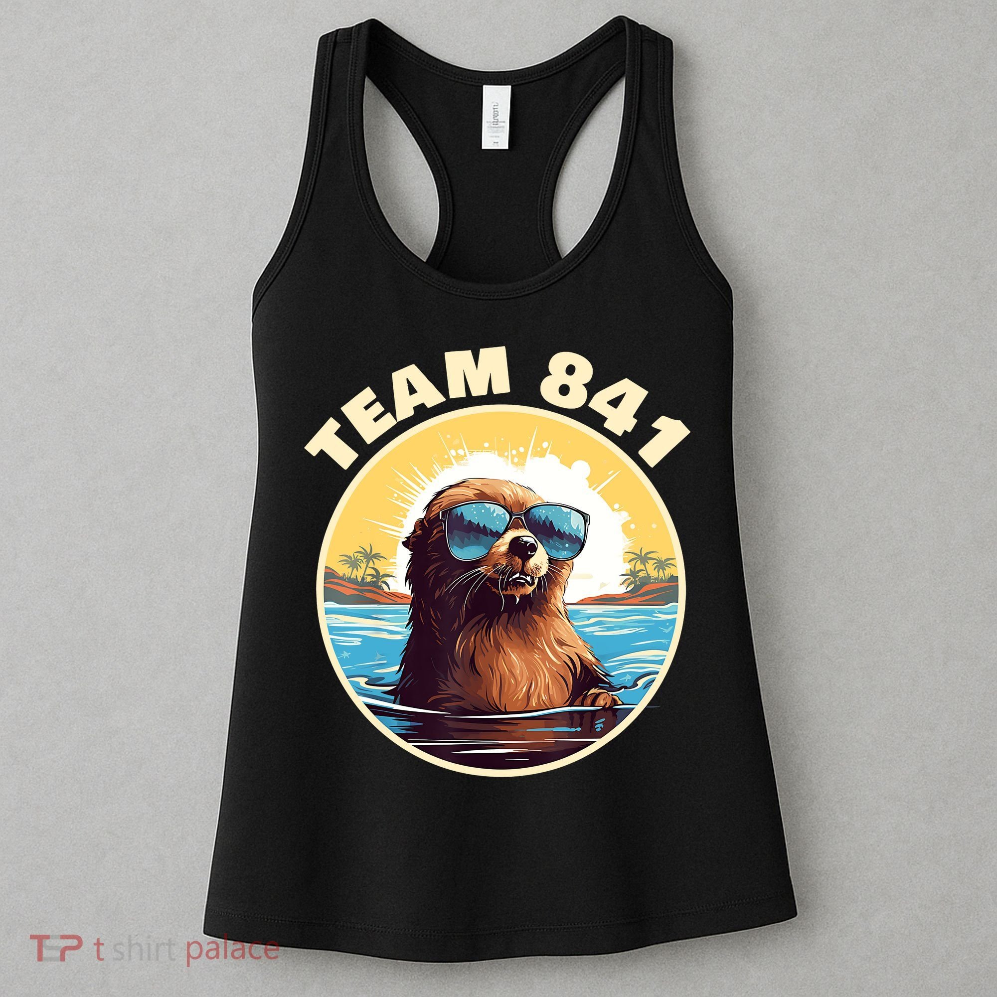 Surfing Otter 841 Otter My Way California Sea Otter Women's Tank Top