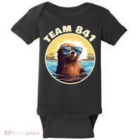 Surfing Otter 841 Otter My Way California Sea Otter Baby Bodysuit thumb 0