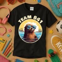 Surfing Otter 841 Otter My Way California Sea Otter Kids T-Shirt thumb 3