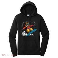 Sloth On A Snowboard Snowboarding Women's Hoodie thumb 0