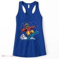 Sloth On A Snowboard Snowboarding Women's Tank Top thumb 0