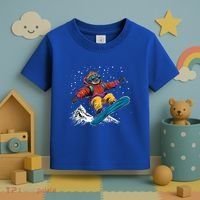 Sloth On A Snowboard Snowboarding Toddler T-Shirt thumb 3