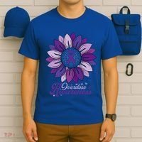 Sunflower Overdose Awareness Month Purple T-Shirt thumb 6