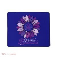 Sunflower Overdose Awareness Month Purple Mousepad thumb 0