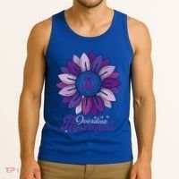 Sunflower Overdose Awareness Month Purple Tank Top thumb 3
