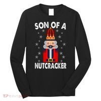 Son Of A Nutcracker Funny Christmas Nutcracker Long Sleeve Shirt thumb 0