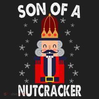 Son Of A Nutcracker Funny Christmas Nutcracker Beanie thumb 2