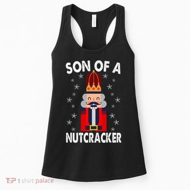 Son Of A Nutcracker Funny Christmas Nutcracker Women's Tank Top