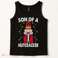 Son Of A Nutcracker Funny Christmas Nutcracker Tank Top thumb 2