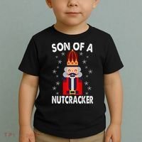 Son Of A Nutcracker Funny Christmas Nutcracker Toddler T-Shirt thumb 2