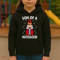 Son Of A Nutcracker Funny Christmas Nutcracker Kids Hoodie thumb 3