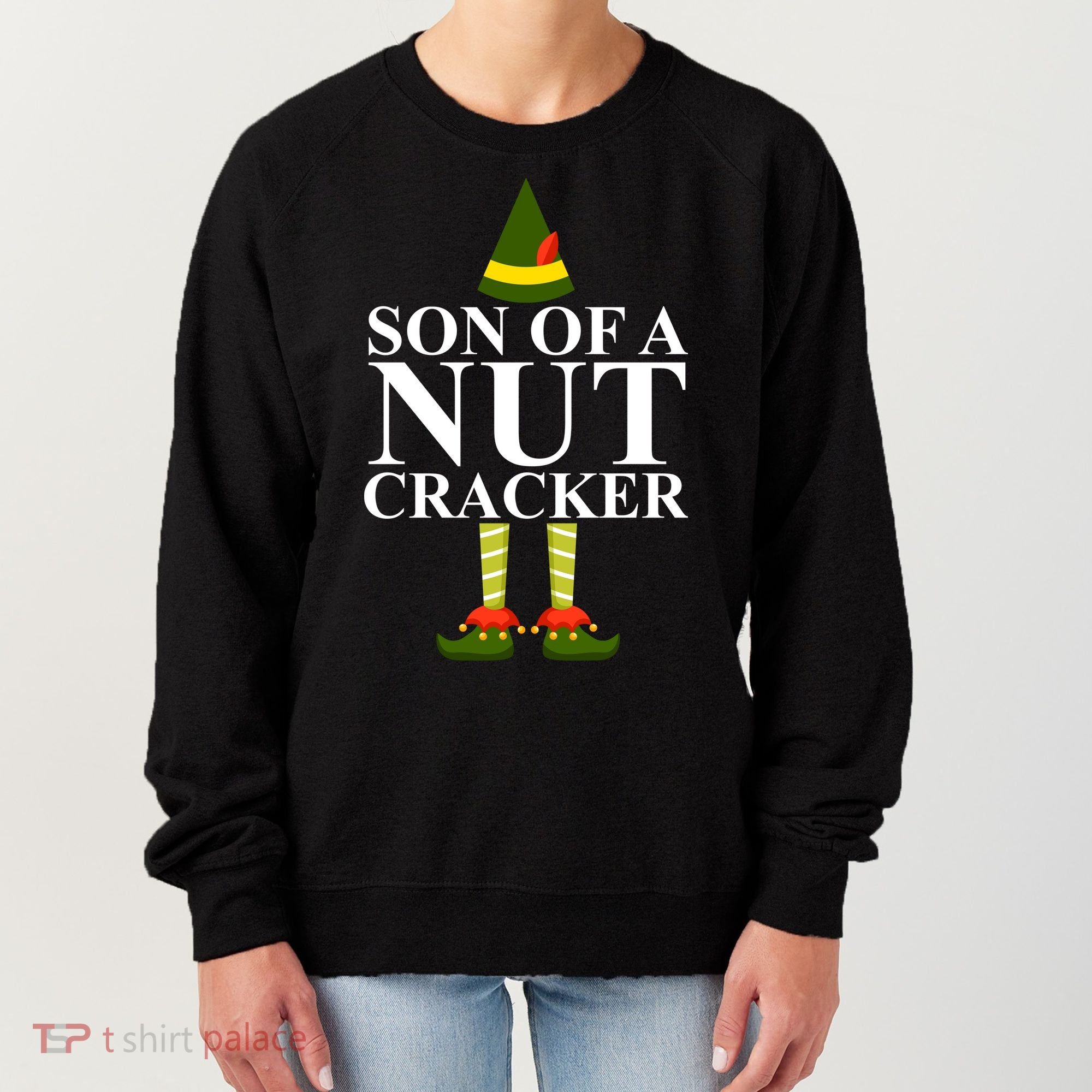 Son Of A Nut Cracker Funny Christmas Women's Sweatshirt