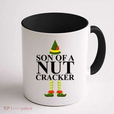 Son Of A Nut Cracker Funny Christmas Coffee Mug back