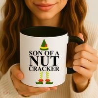 Son Of A Nut Cracker Funny Christmas Coffee Mug thumb 3