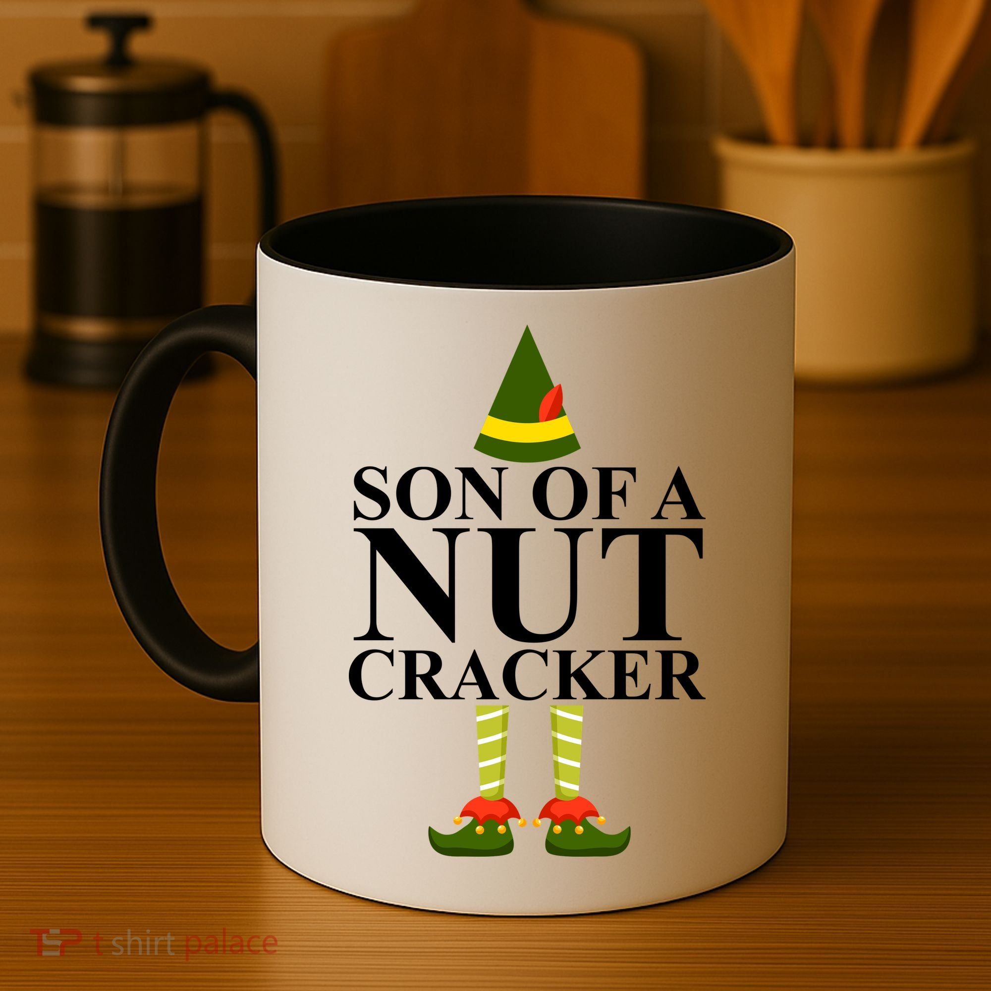 Son Of A Nut Cracker Funny Christmas Coffee Mug