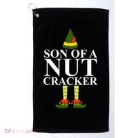 Son Of A Nut Cracker Funny Christmas Golf Towel thumb 0