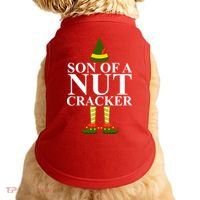 Son Of A Nut Cracker Funny Christmas Doggie Tank thumb 0