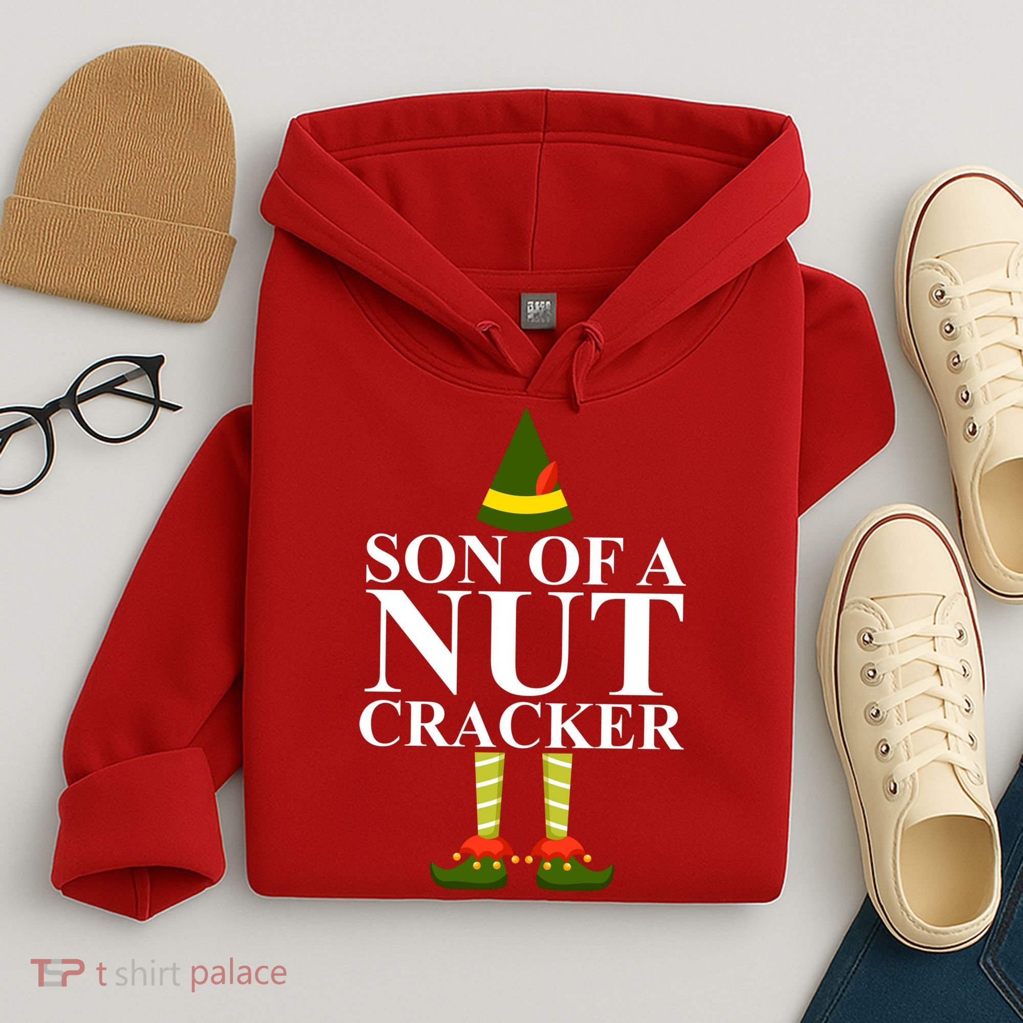Son Of A Nut Cracker Funny Christmas Hoodie