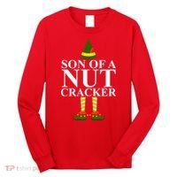 Son Of A Nut Cracker Funny Christmas Long Sleeve Shirt thumb 0