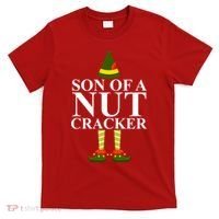 Son Of A Nut Cracker Funny Christmas T-Shirt thumb 0
