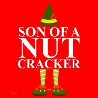 Son Of A Nut Cracker Funny Christmas Button thumb 1