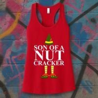 Son Of A Nut Cracker Funny Christmas Women's Tank Top thumb 3