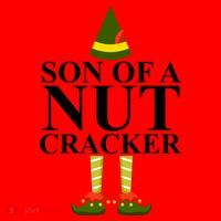 Son Of A Nut Cracker Funny Christmas Santa Hat thumb 1
