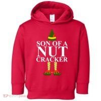 Son Of A Nut Cracker Funny Christmas Toddler Hoodie thumb 0