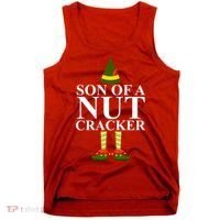 Son Of A Nut Cracker Funny Christmas Tank Top thumb 0