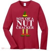 Son Of A Nut Cracker Funny Christmas Women's Long Sleeve Shirt thumb 0