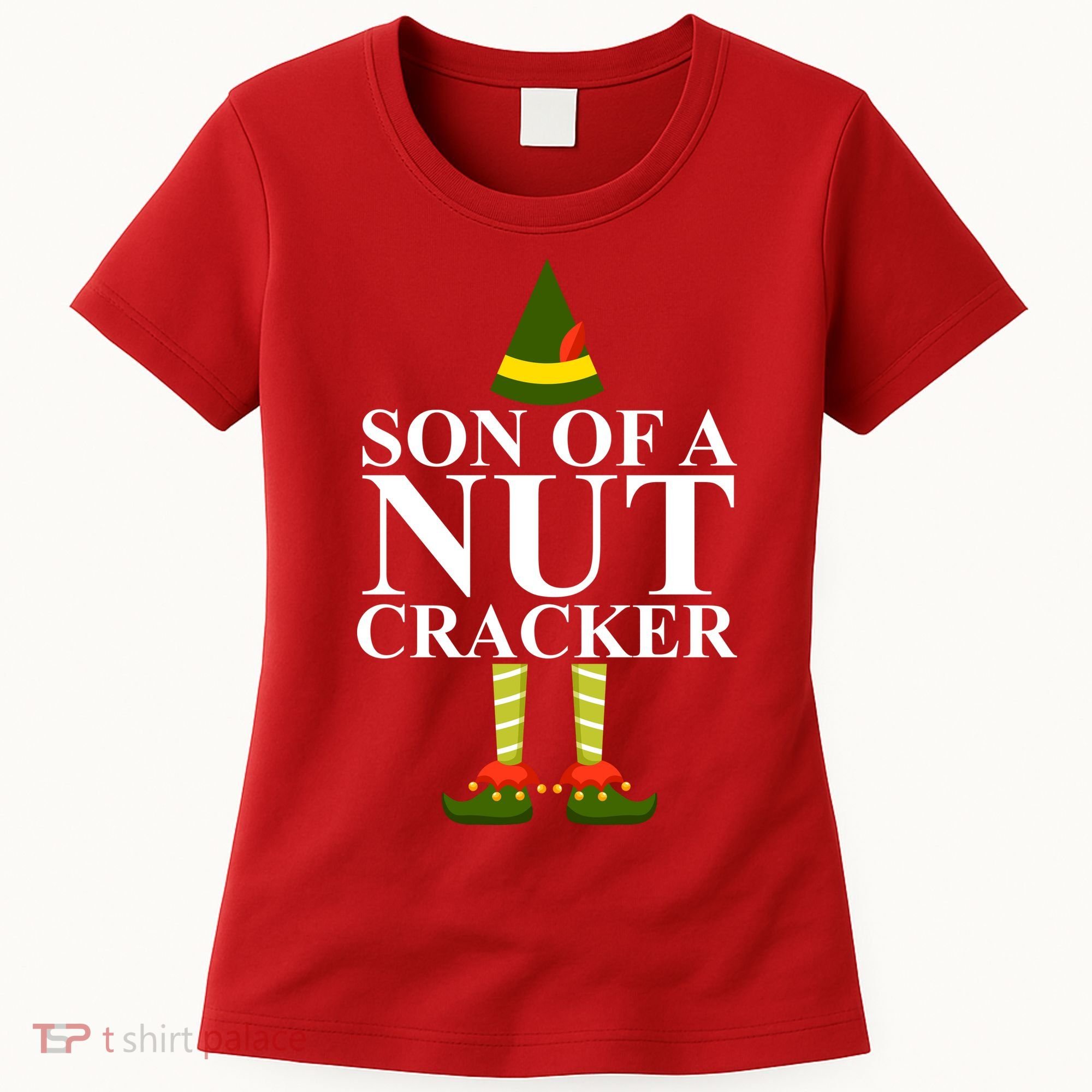 Son Of A Nut Cracker Funny Christmas Women's T-Shirt